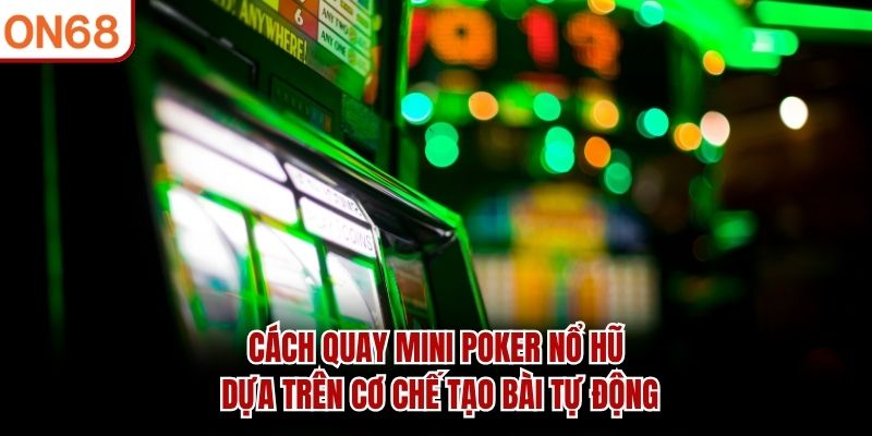 Cách Quay Mini Poker Nổ Hũ – Hướng Dẫn Cho Người Mới 2026