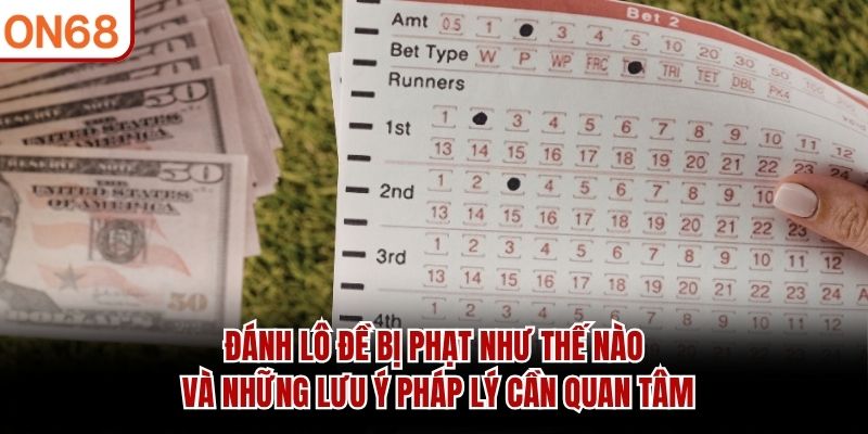 Đánh Lô Đề Bị Phạt Như Thế Nào? Giải Đáp Chi Tiết Tại ON68