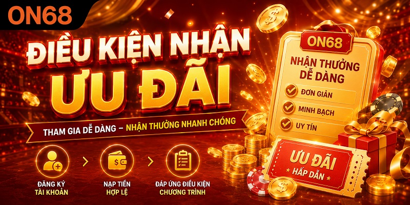 Khuyến Mãi ON68 – Bùng Nổ Ưu Đãi Hấp Dẫn Cho Newbie